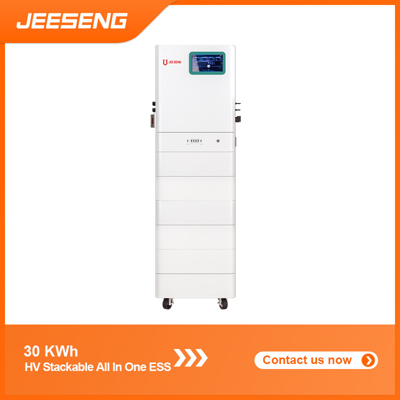 15KW 30KWh 高電圧 オールインワン 積み重ねられるエネルギー貯蔵システム 積み重ねられるESS 高級BMS技術
