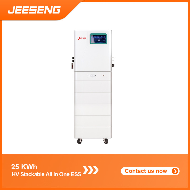12KW 25KWh 高電圧 オールインワン 積み重ねられるエネルギー貯蔵システム 積み重ねられるESS 先進BMS技術