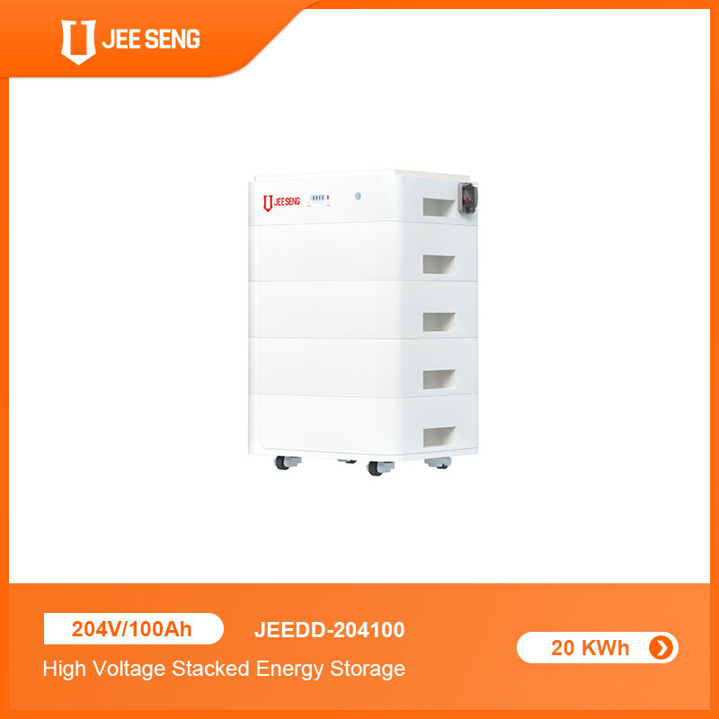 10KW 20KWh 高電圧 オールインワン 積み重ねられるエネルギー貯蔵システム 積み重ねられるESS 高級BMS技術